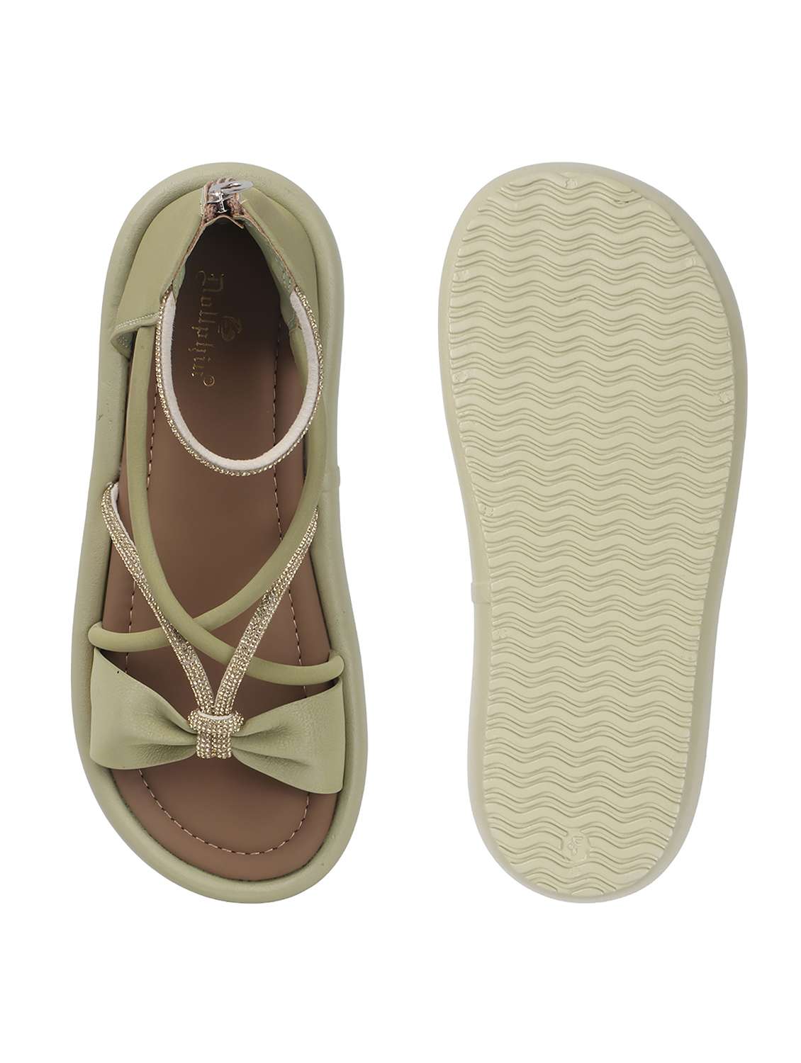 women solid strappy gladiators flats - 22078336 -  Standard Image - 4