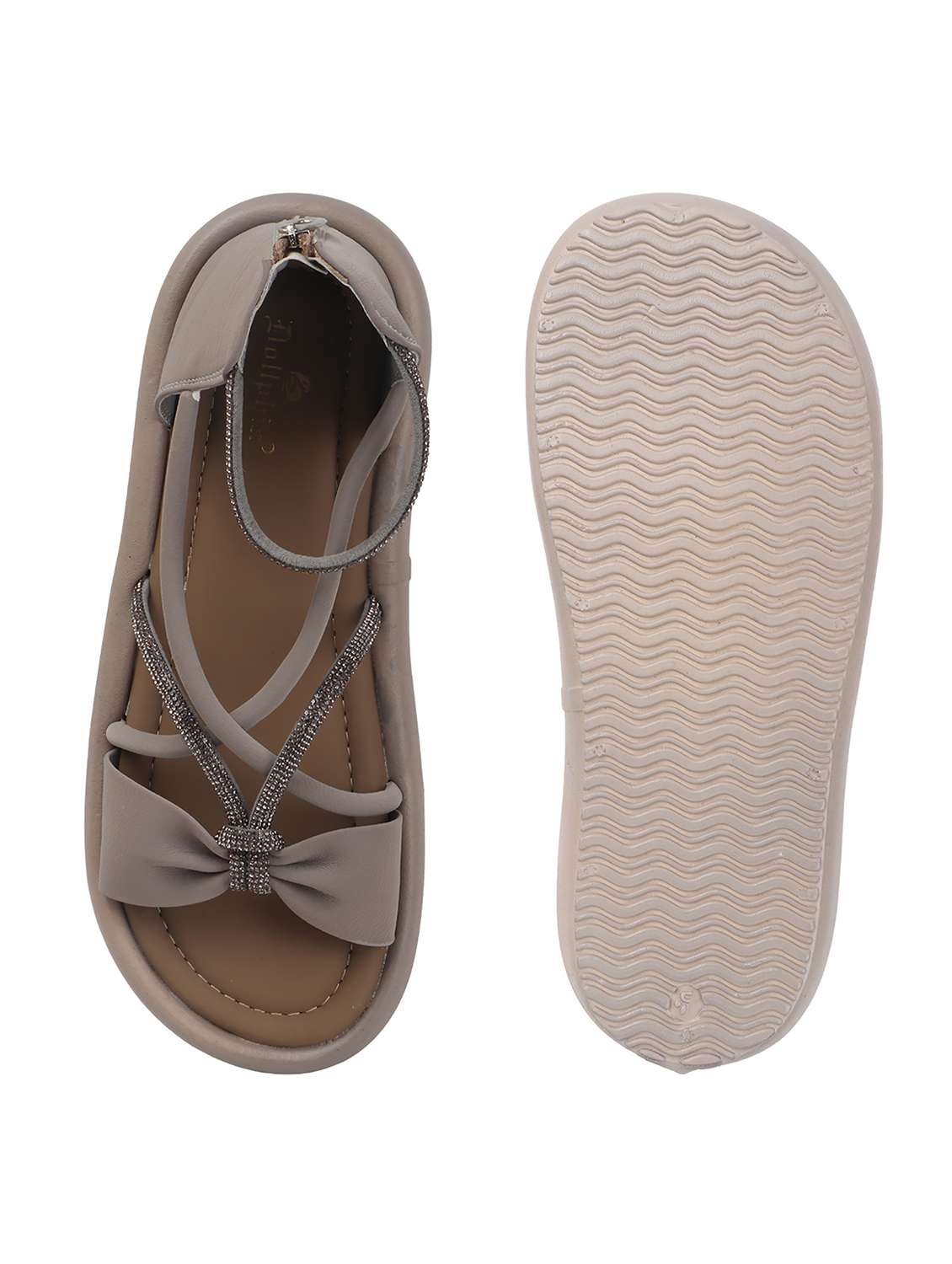 women solid strappy gladiators flats - 22078337 -  Standard Image - 4