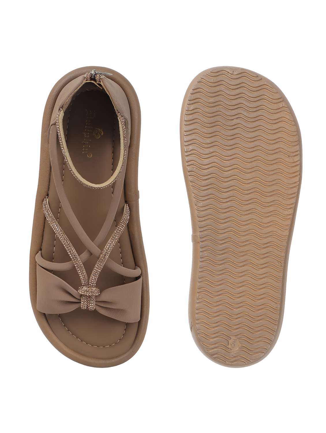 women solid strappy gladiators flats - 22078338 -  Standard Image - 4