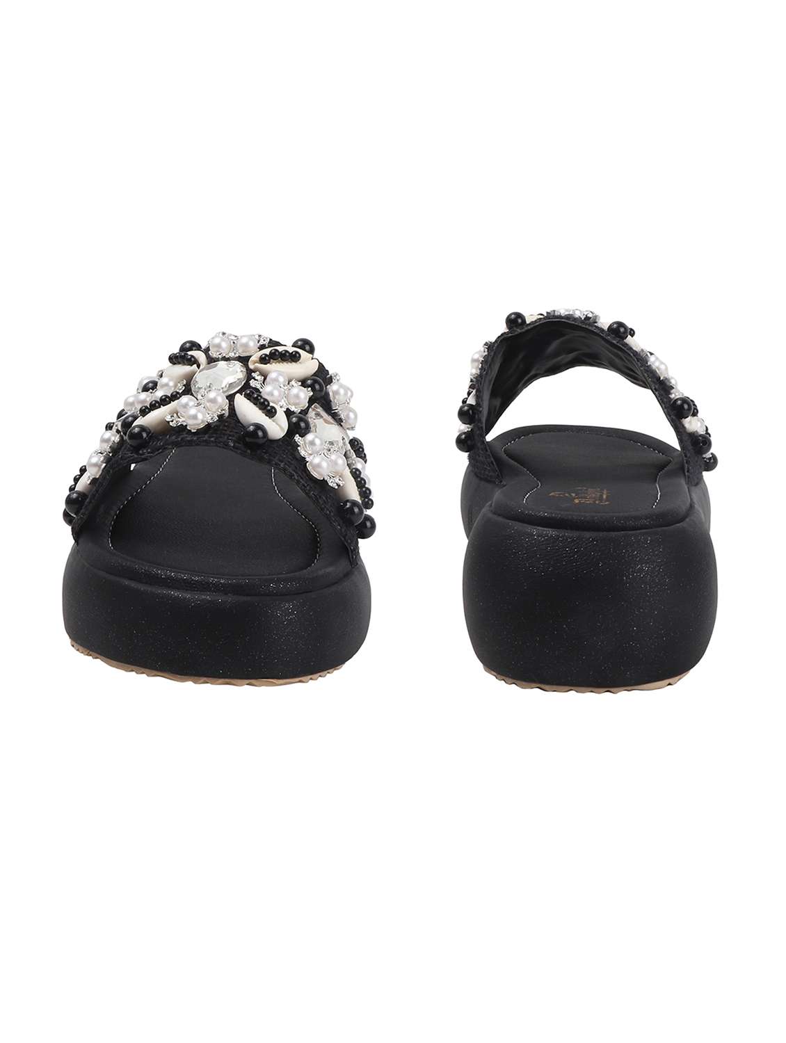 women embellished slip on wedge - 22078347 - Standard Image - 4