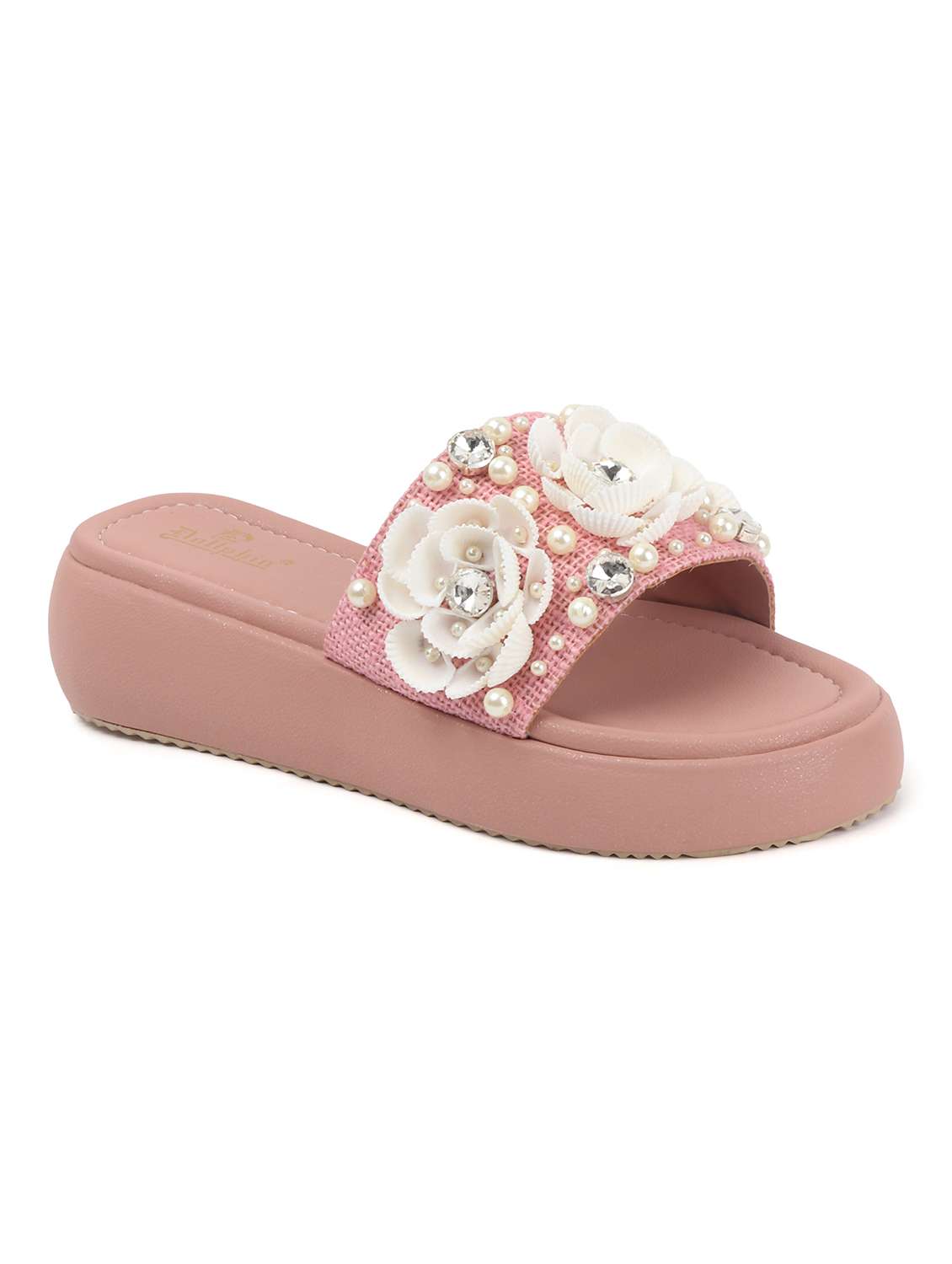 women embellished slip on wedge - 22078352 - Standard Image - 4