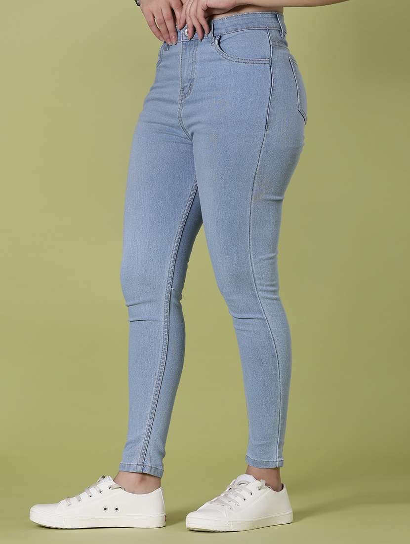 women solid mid rise skinny jean - 22078360 - Standard Image - 1