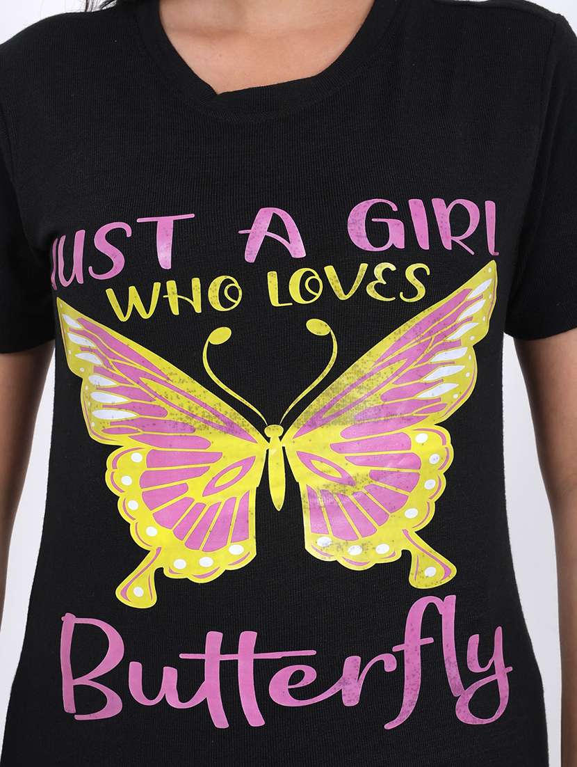 women printed short sleeve regular fit t-shirt - 22078447 - Standard Image - 4