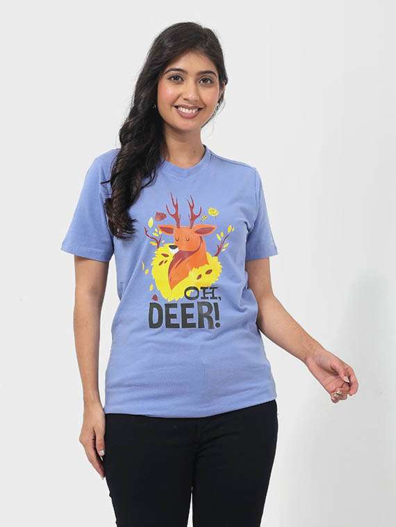 Women Printed Short Sleeve Regular T-shirt - 22078453 -  Standard Image - 1