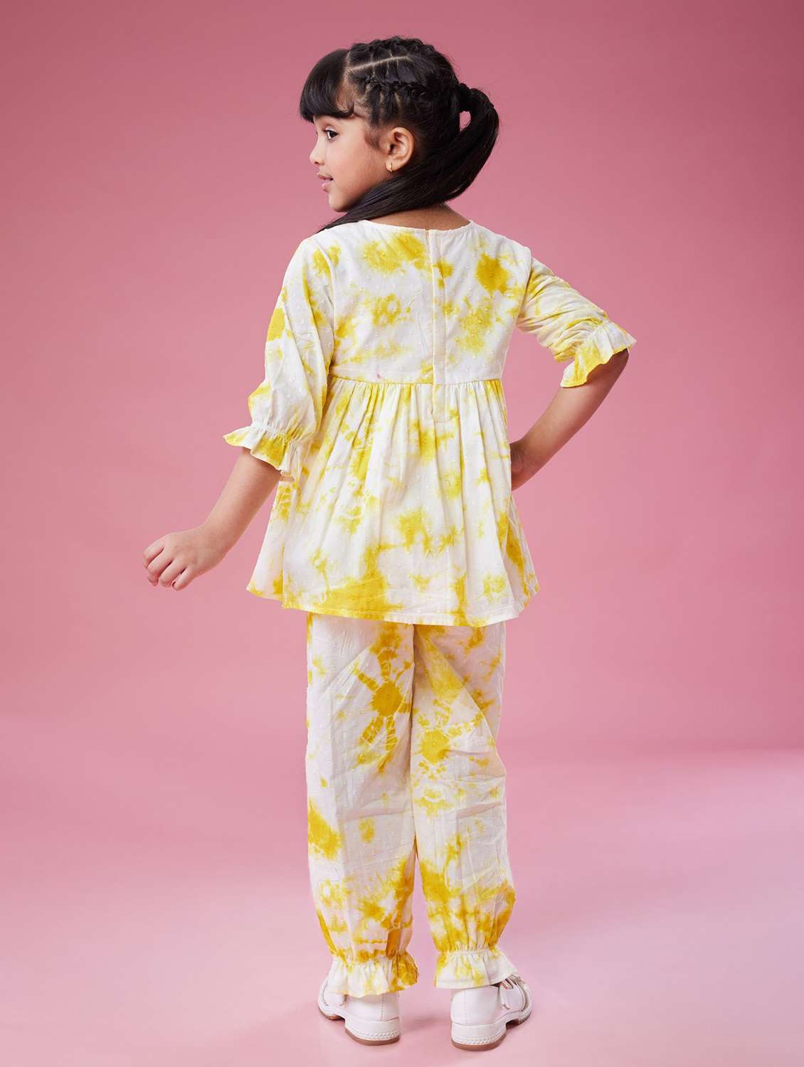 girls printed top & palazzo co-ord set - 22078457 -  Standard Image - 4