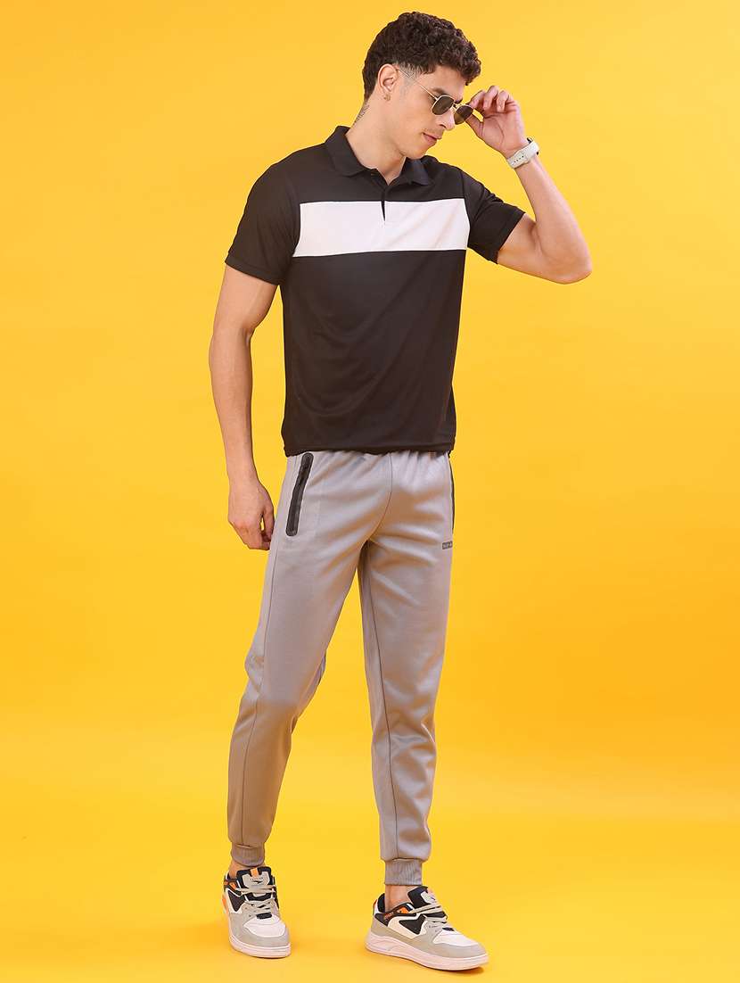 Men Solid Mid Rise Regular Fit Jogger - 22078952 -  Standard Image - 4