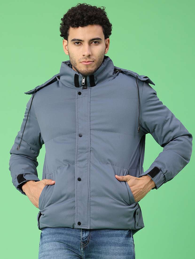 men solid long sleeve bomber jacket - 22078957 -  Standard Image - 1