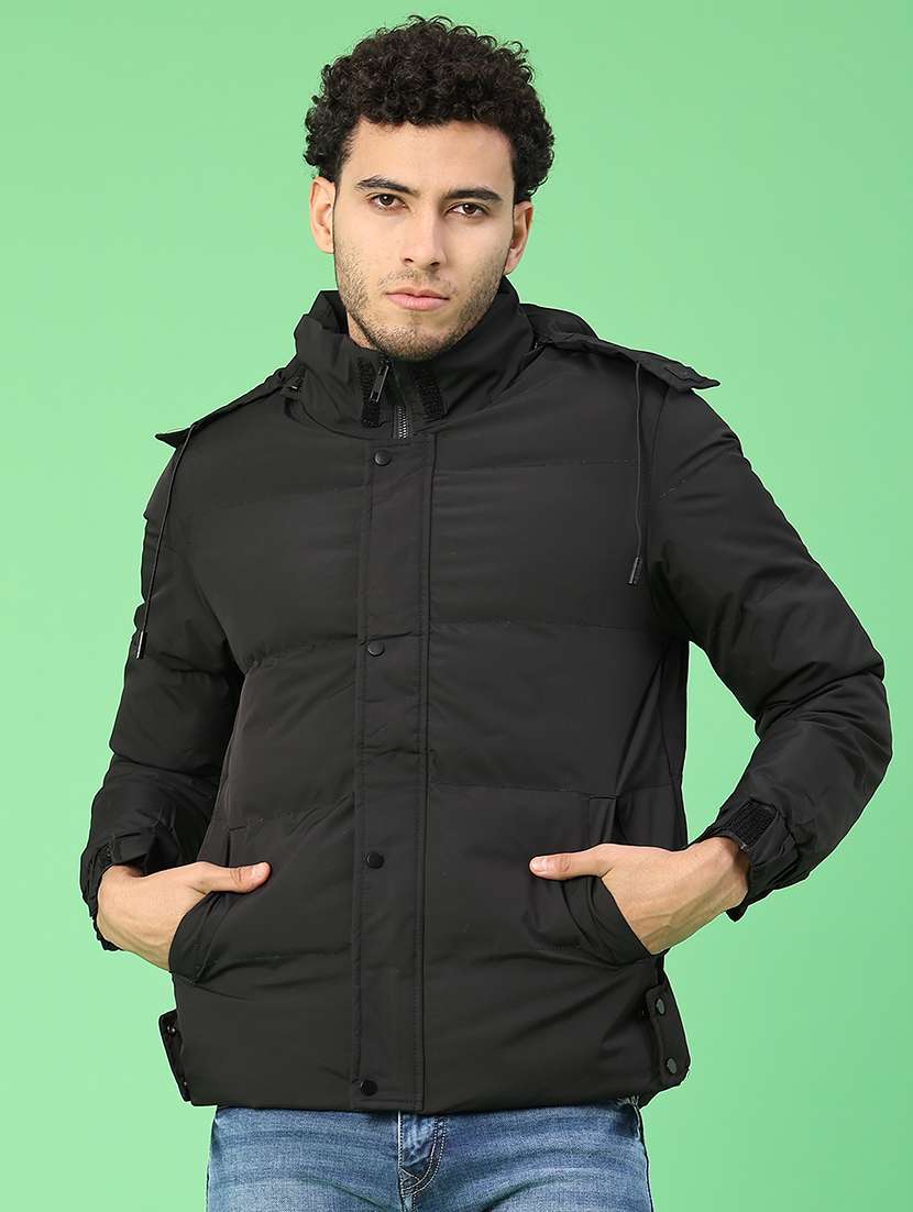 men solid long sleeve bomber jacket - 22078958 -  Standard Image - 1