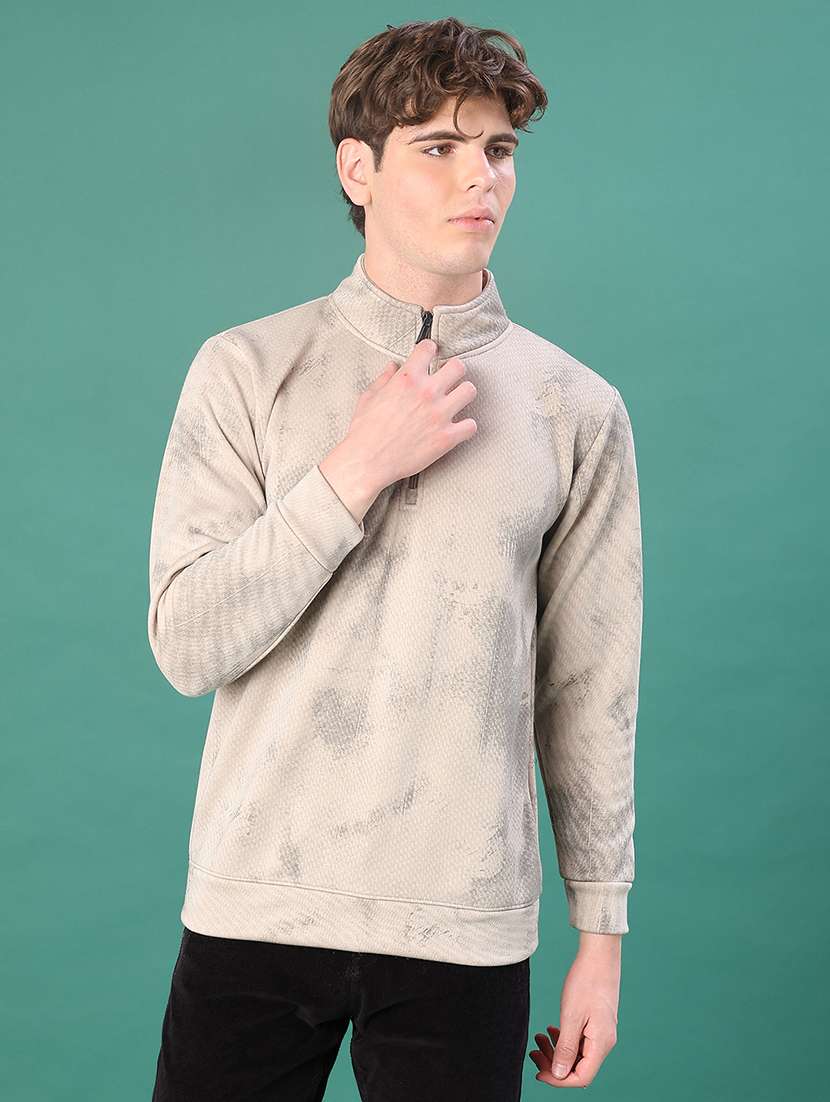 men printed long sleeve regular fit sweatshirt - 22079050 -  Standard Image - 1