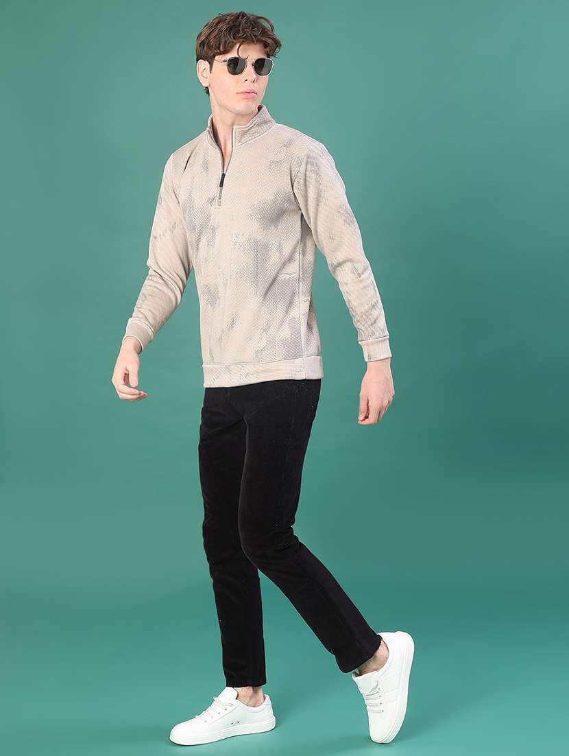 men printed long sleeve regular fit sweatshirt - 22079050 -  Standard Image - 4