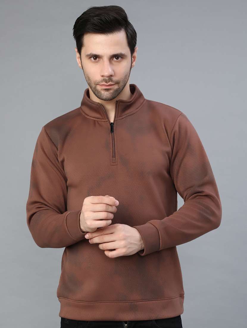 men printed long sleeve regular fit sweatshirt - 22079059 -  Standard Image - 1