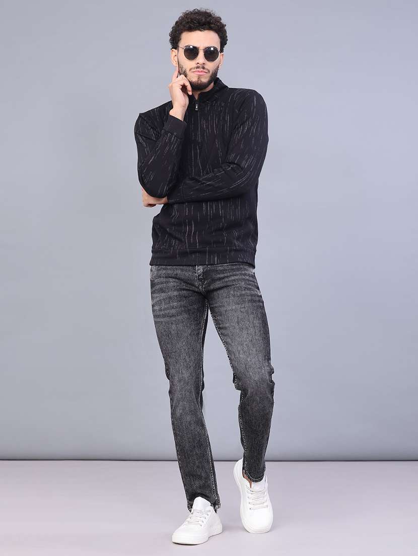 men printed long sleeve regular fit sweatshirt - 22079062 -  Standard Image - 4