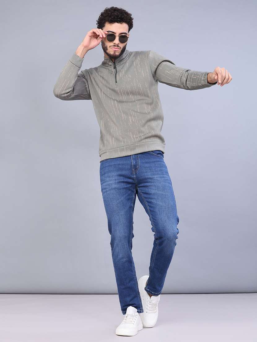 men printed long sleeve regular fit sweatshirt - 22079065 -  Standard Image - 4