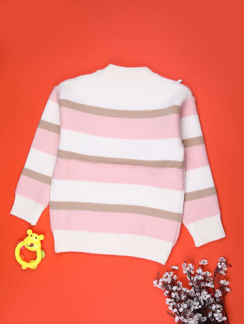 girls self designed long sleeve sweater - 22079074 -  Standard Image - 1