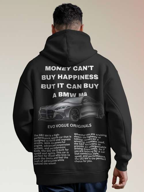 men front & back print long sleeve hooded sweatshirt - 22079126 - Standard Image - 0