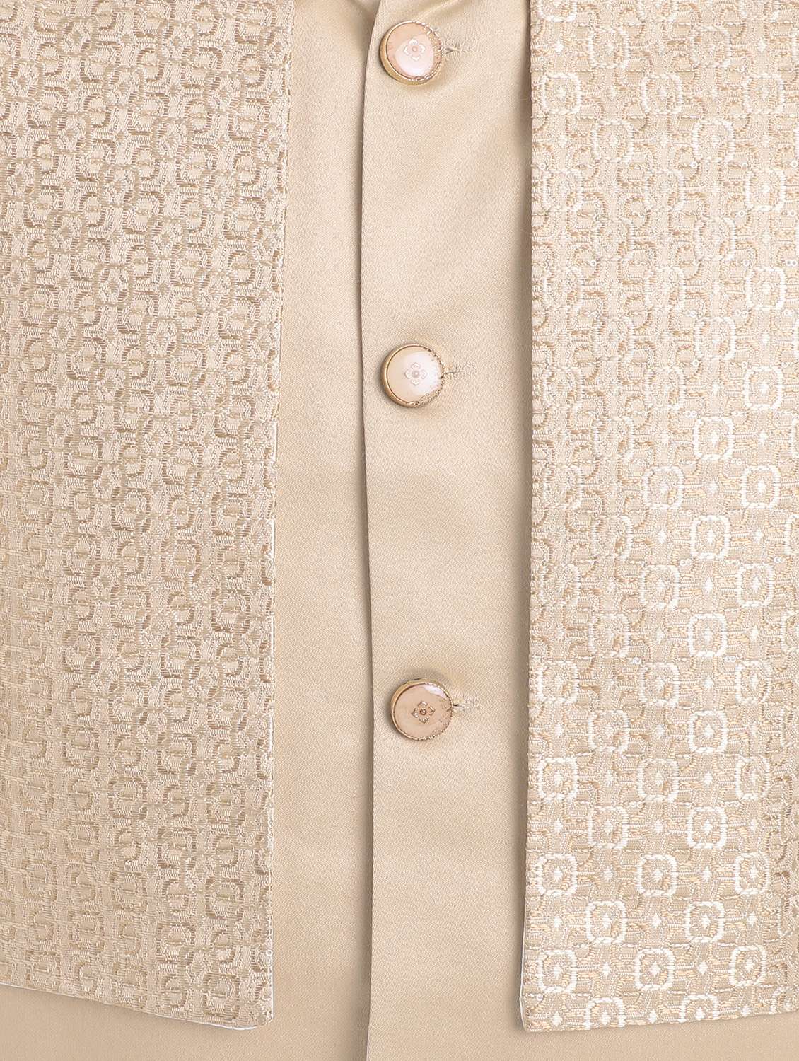 boys self designed sherwani set - 22079207 -  Standard Image - 4