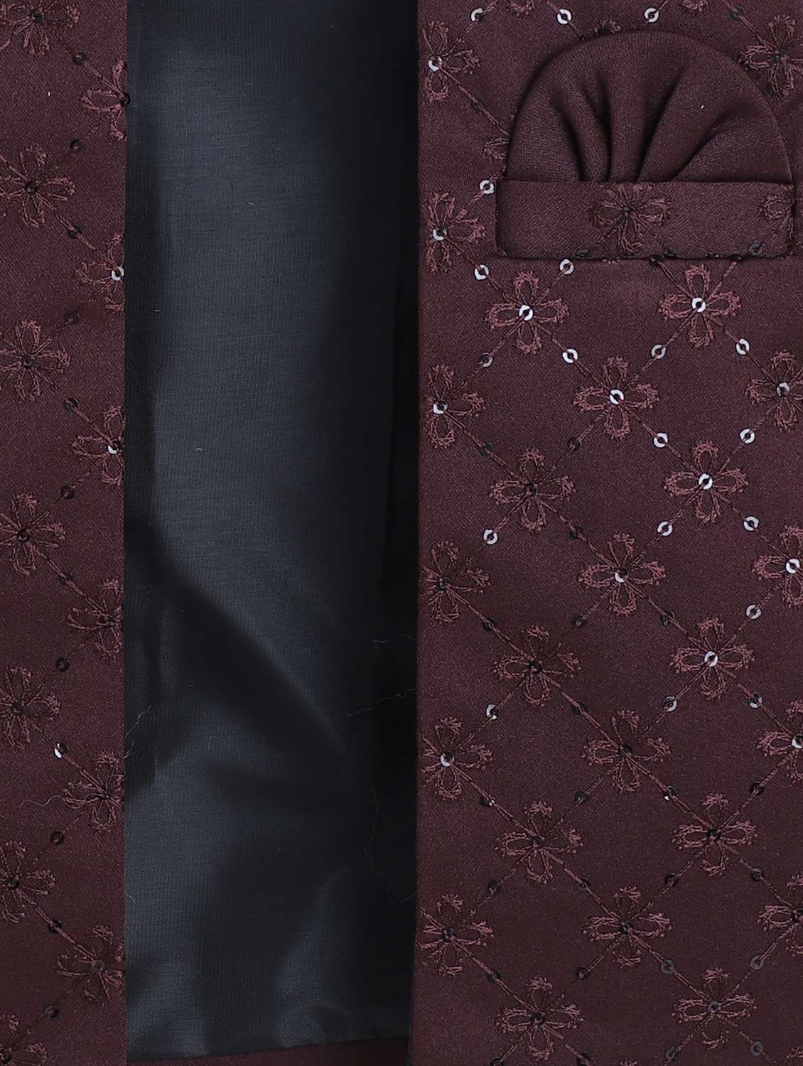 boys embroidered long sleeve sherwani set - 22079215 - Standard Image - 4
