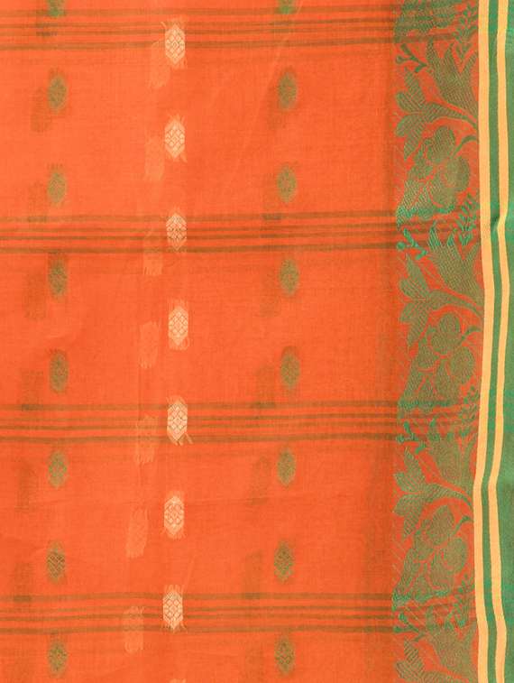 women self design tant saree - 22079273 -  Standard Image - 4