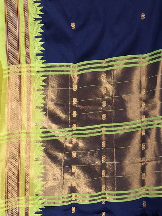 women self design handloom saree with blouse - 22079305 -  Standard Image - 6