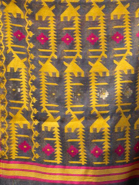 women self design jamdani saree - 22079314 -  Standard Image - 4