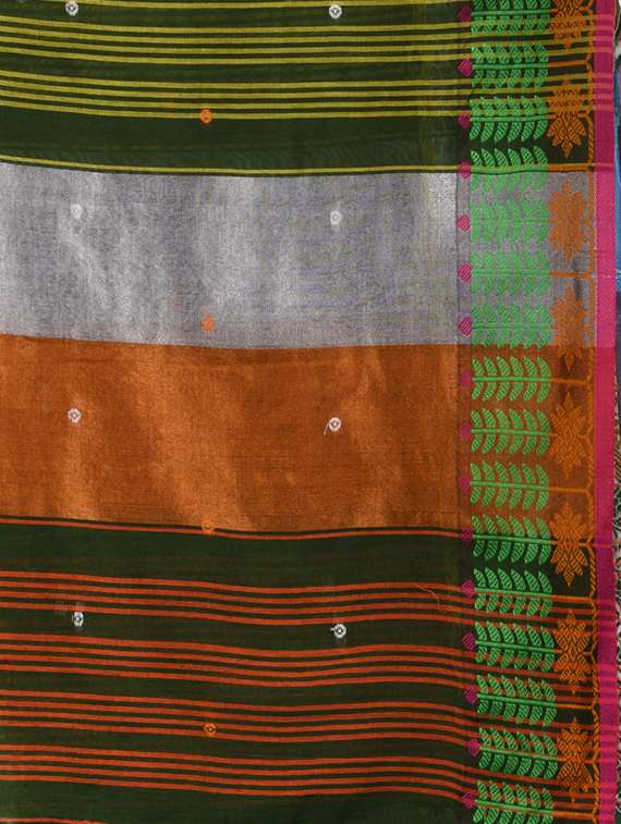 women self design handloom saree with blouse - 22079321 -  Standard Image - 4