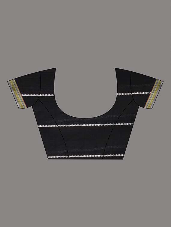 women self design handloom saree with blouse - 22079324 - Standard Image - 6