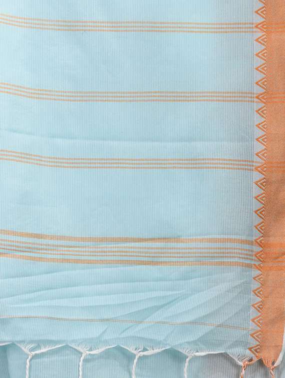 women self design handloom saree with blouse - 22079325 -  Standard Image - 4