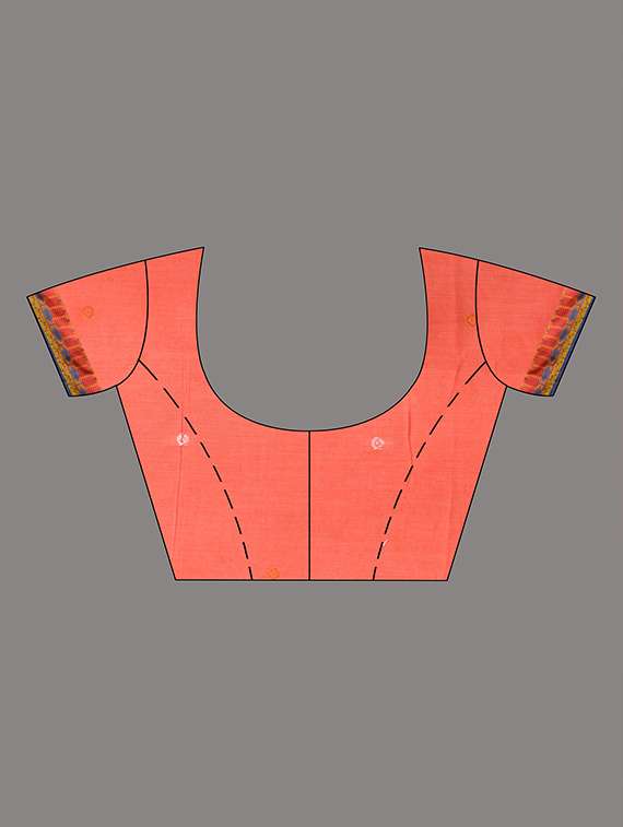 women self design handloom saree with blouse - 22079329 -  Standard Image - 4