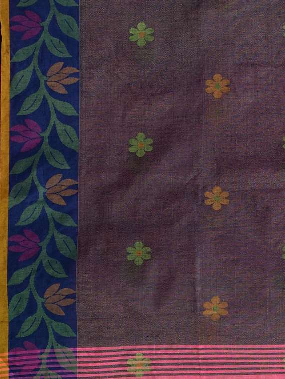 women self design handloom saree with blouse - 22079346 - Standard Image - 4