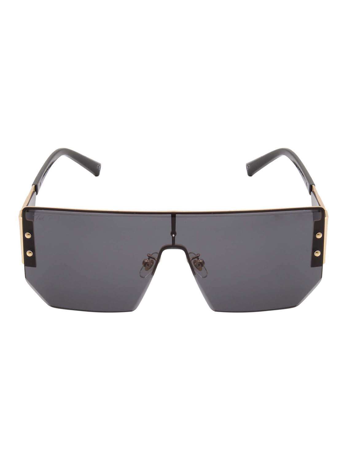 ted smith eyewear unisex |  half rim shield stylish sunglasses |  uv protected | for men and women - 22079417 -  Standard Image - 1