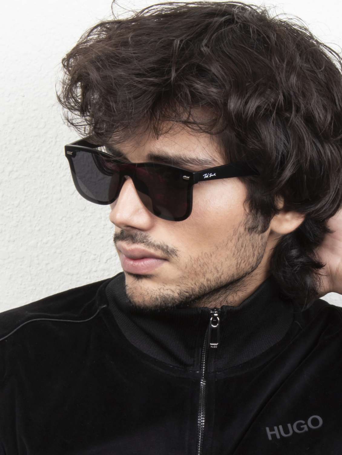 ted smith eyewear unisex |  full rim wayfarer stylish sunglasses |  polarized and uv protected | for men and women - 22079419 -  Standard Image - 1