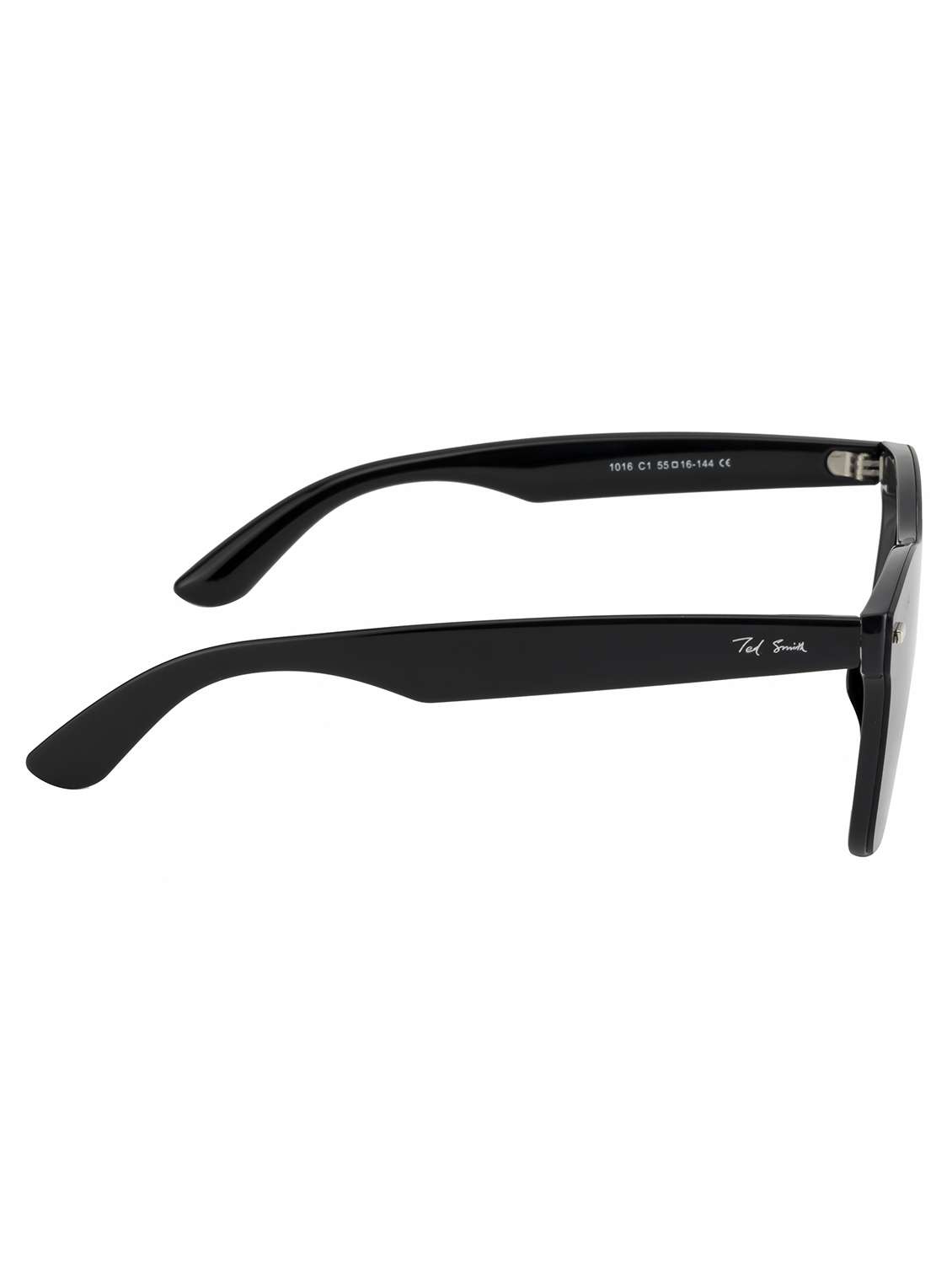 ted smith eyewear unisex |  full rim wayfarer stylish sunglasses |  polarized and uv protected | for men and women - 22079419 -  Standard Image - 4