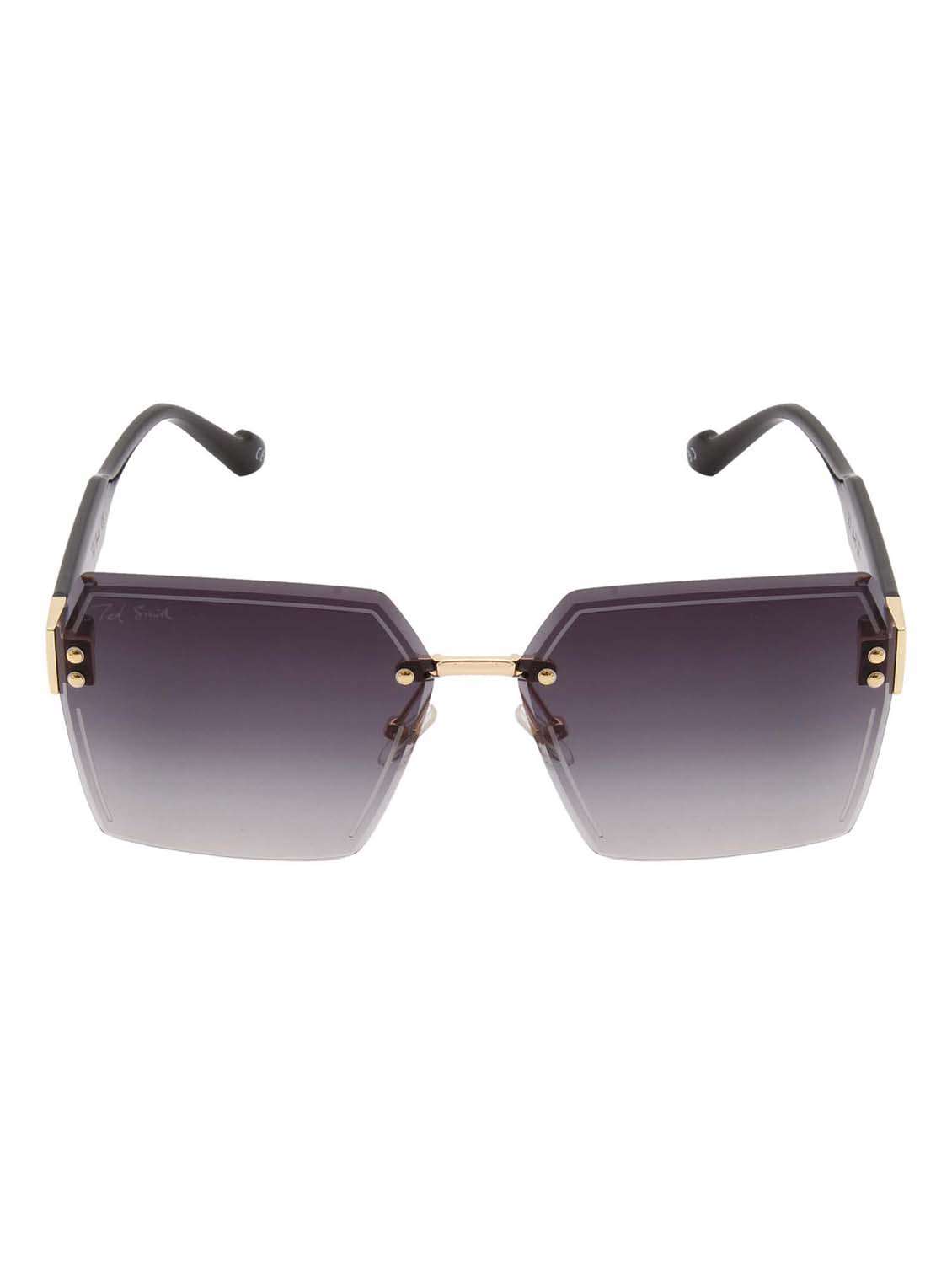 ted smith eyewear unisex |  rimless square stylish sunglasses |  uv protected | for men and women - 22079420 -  Standard Image - 1