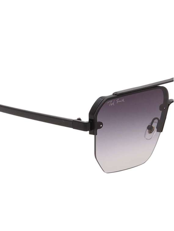 ted smith eyewear unisex | half rim aviator stylish sunglasses | uv protected | for men and women - 22079423 - Standard Image - 6