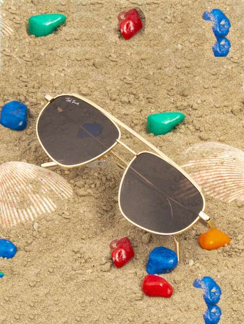 ted smith eyewear unisex |  full rim aviator stylish sunglasses |  uv protected | for men and women - 22079426 -  Standard Image - 0