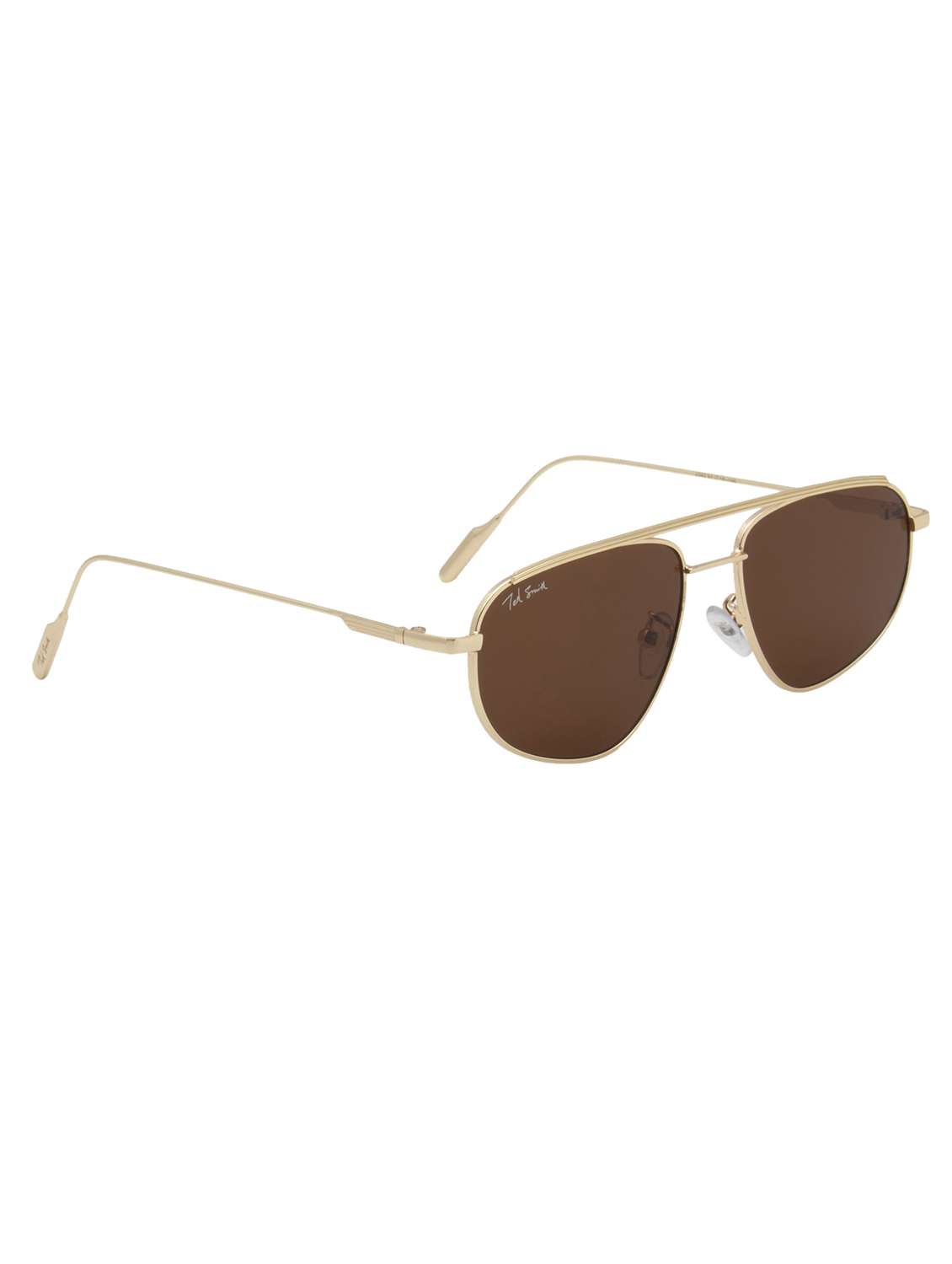 ted smith eyewear unisex | full rim aviator stylish sunglasses | uv protected | for men and women - 22079428 - Standard Image - 4