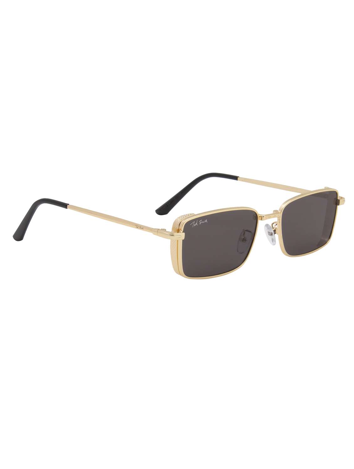 ted smith eyewear unisex | full rim rectangle stylish sunglasses | uv protected | for men and women - 22079431 - Standard Image - 4