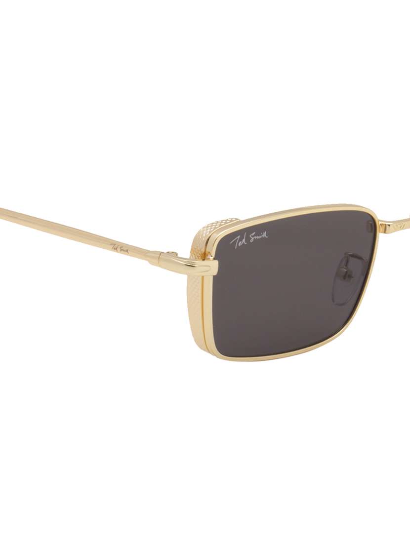 ted smith eyewear unisex | full rim rectangle stylish sunglasses | uv protected | for men and women - 22079431 - Standard Image - 6