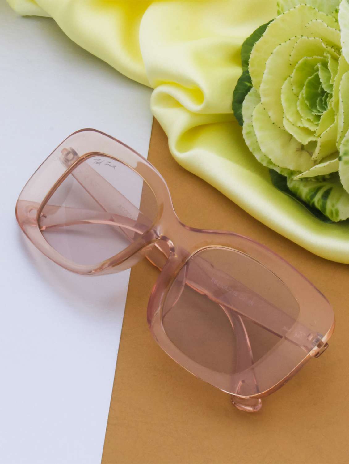 ted smith eyewear | full rim square stylish sunglasses | uv protected | for women - 22079440 - Zoom Image - 0