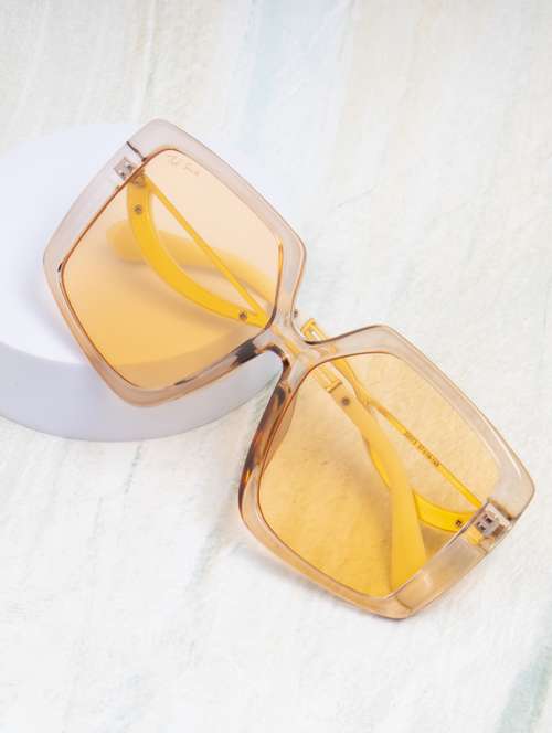 ted smith eyewear  |  full rim over-sized stylish sunglasses |  uv protected | for  women - 22079450 -  Standard Image - 0