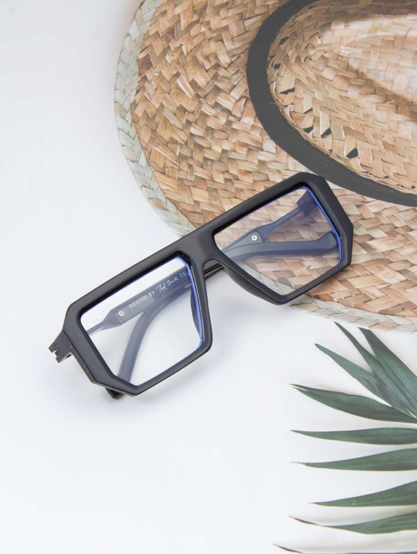 ted smith eyewear unisex |  full rim aviator stylish sunglasses |  uv protected | for men and women