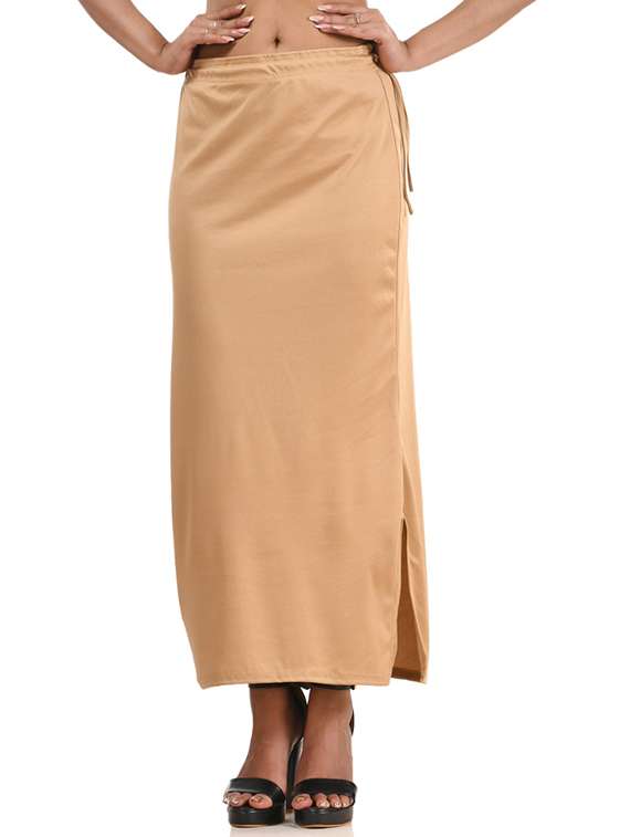 women solid mid rise saree shaper - 22079453 - Standard Image - 1