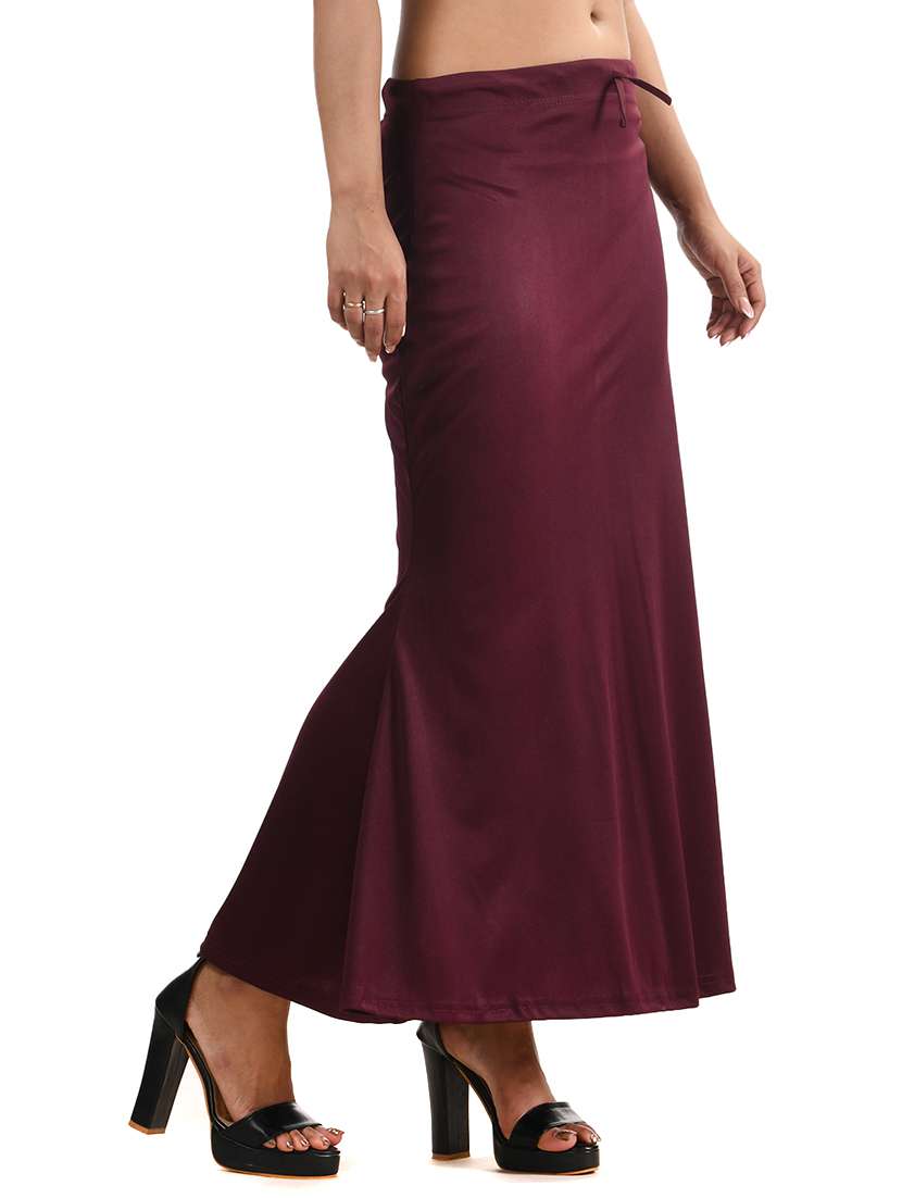 women solid mid rise saree shaper - 22079461 -  Standard Image - 1