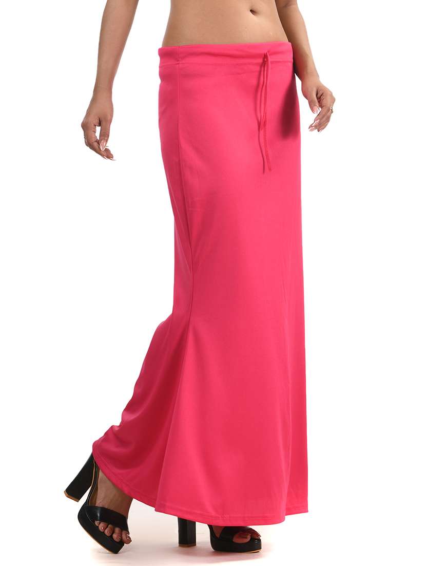 women solid mid rise saree shaper - 22079468 - Standard Image - 1