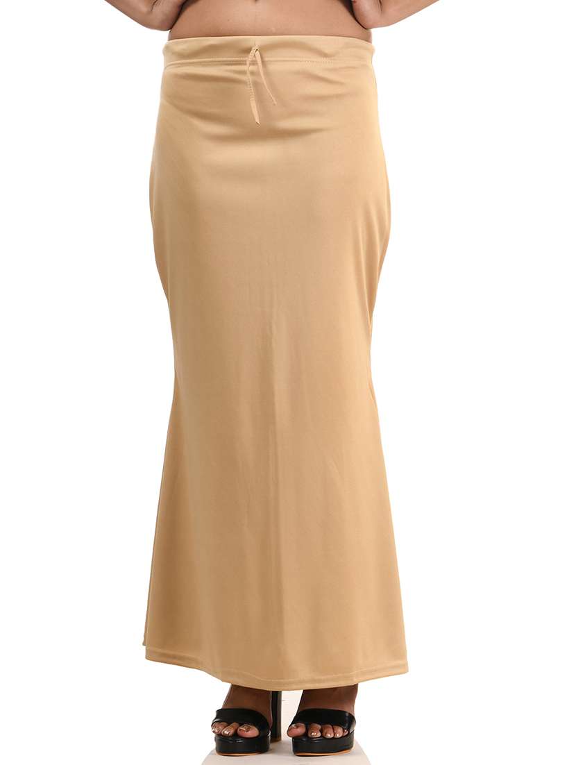 women solid mid rise saree shaper