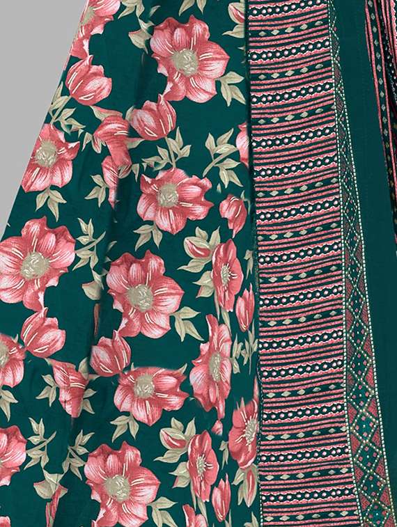 women floral printed unstitched salwar suit set - 22079491 - Standard Image - 4
