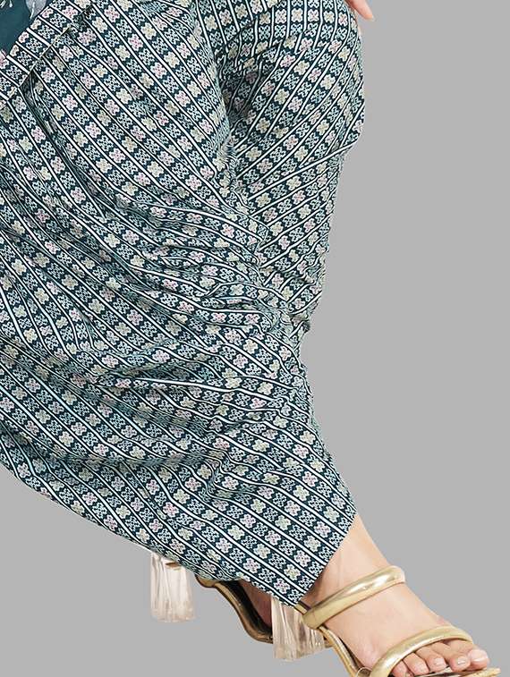 women floral printed unstitched salwar suit set - 22079509 -  Standard Image - 4