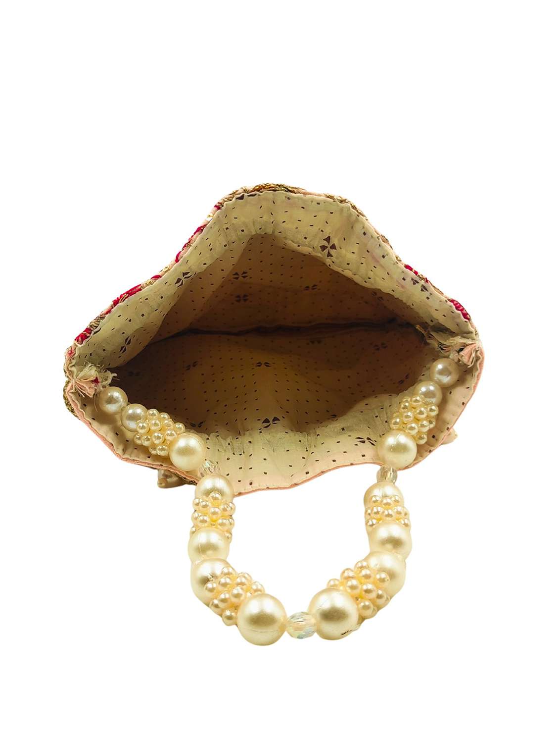 women embroidered potli bag with drawstring - 22079550 - Standard Image - 4
