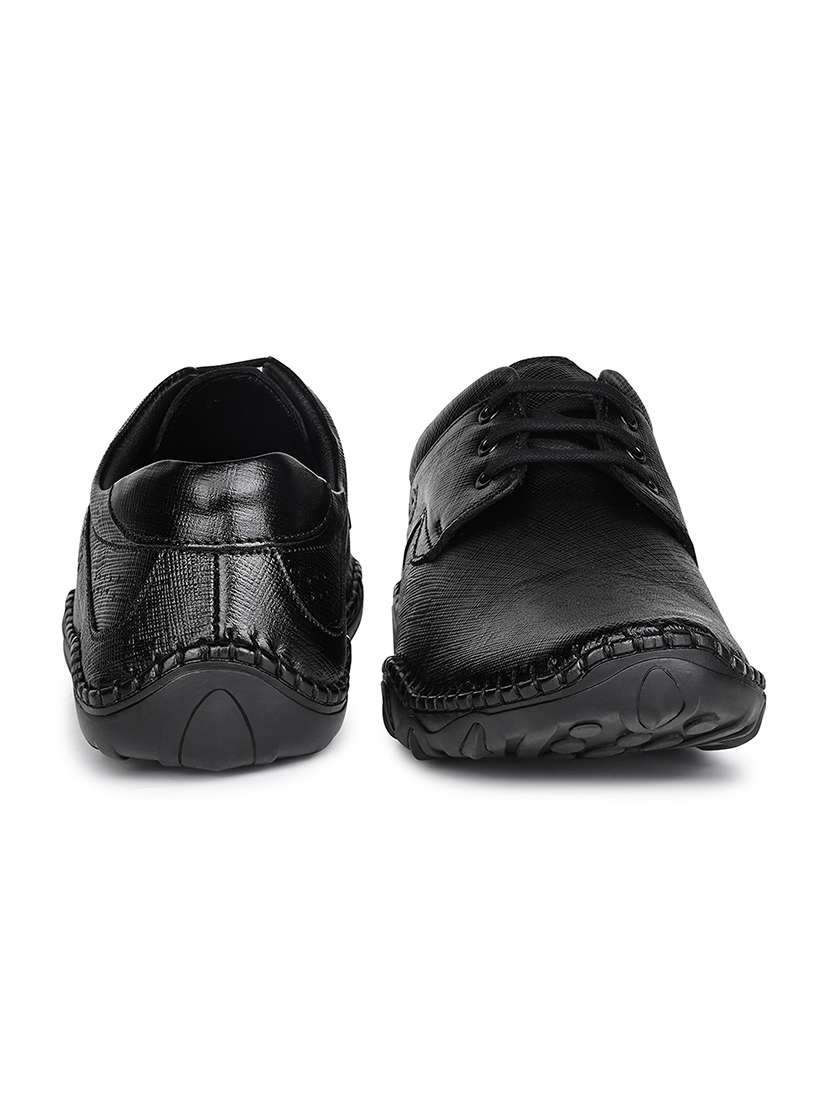 men black lace-up derby - 22079564 -  Standard Image - 4