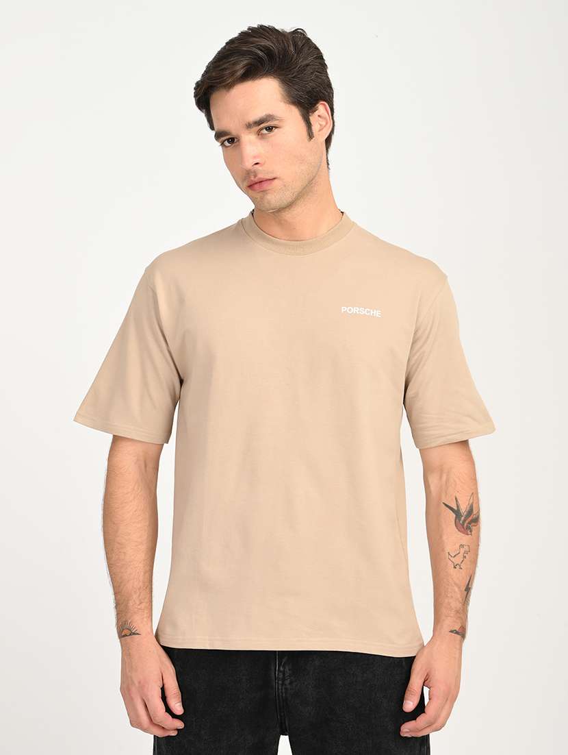 men printed short sleeve loose fit t-shirt - 22079921 -  Standard Image - 1